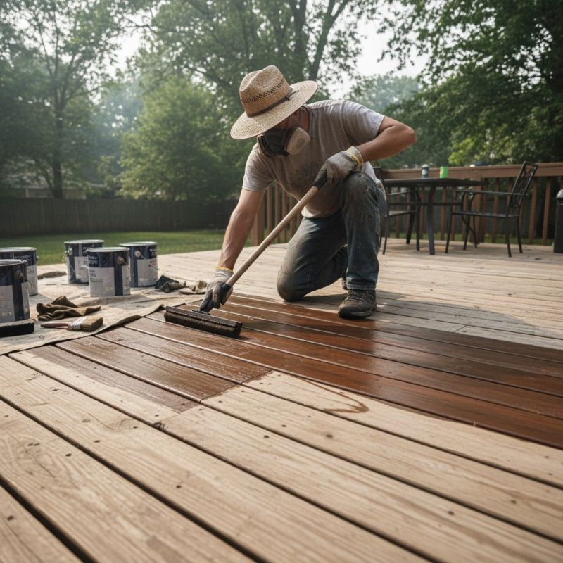 Wood Deck Stripping